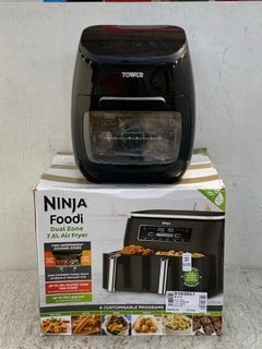 Lot 1039  
            Marchington SR12 - Parcel Delivery Only 

                
NINJA FOODI DUAL ZONE 7.6 LITRE AIR FRYER TO INCLUDE TOWER AIR FRYER IN BLACK: LO...