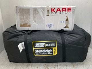 Lot 1046  
            Marchington SR12 - Parcel Delivery Only 

                
KARE DESIGN RABBIT TABLE LAMP TO INCLUDE MAYPOLE LEISURE PORCH AWNING: LOCATION -...