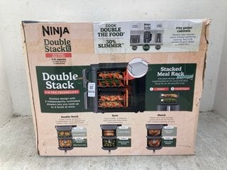Lot 1050  
            Marchington SR12 - Parcel Delivery Only 

                
NINJA DOUBLE STACK XL 2 DRAWER AIR FRYER 9.5 LITRE CAPACITY: LOCATION - E11