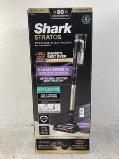 Lot 1054  
            Marchington SR12 - Parcel Delivery Only 

                
SHARK STRATOS CORDLESS STICK VACUUM PET PRO MODEL: LOCATION - E11