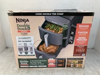Lot 1072  
            Marchington SR12 - Parcel Delivery Only 

                
NINJA DOUBLE STACK XL 2 DRAWER AIR FRYER WITH 9.5 LITRE CAPACITY: LOCATION - E10