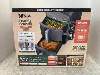 Lot 1082  
            Marchington SR12 - Parcel Delivery Only 

                
NINJA DOUBLE STACK XL 2 DRAWER AIR FRYER WITH 9.5 LITRE CAPACITY: LOCATION - E9