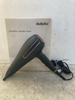 Lot 1105  
            Marchington SR12 - Parcel Delivery Only 

                
BABYLISS SUPER POWER PRO 2400 HAIRDRYER: LOCATION - E8