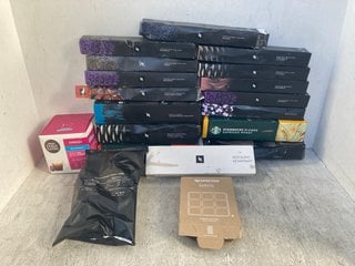 Lot 1116  
            Marchington SR12 - Parcel Delivery Only 

                
QTY OF ASSORTED COFFEE ITEMS TO INCLUDE DOLCE GUSTO ESPRESSO DECAFFEINATED PODS -...