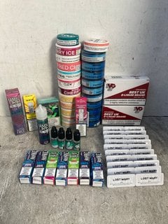 Lot 1117  
            Marchington SR12 - Parcel Delivery Only 

                
QTY OF ASSORTED VAPE ITEMS TO INCLUDE LOST MARY COREX 2.0 LUXE X SERIES 0.8 MESH ...