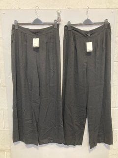 Lot 1196  
            Marchington SR12 - Parcel Delivery Only 

                
2 X NOBODY'S CHILD PARKER TROUSERS IN BLACK - UK SIZE: 16: LOCATION - E5