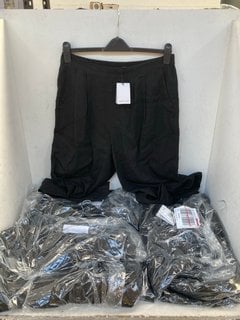 Lot 1203  
            Marchington SR12 - Parcel Delivery Only 

                
4 X NOBODY'S CHILD PARKER TROUSERS IN BLACK - UK SIZE: 16: LOCATION - E5