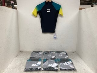 Lot 1311  
            Marchington SR12 - Parcel Delivery Only 

                
QTY OF BILLABONG CONTRAST GRADIENT SHORT SLEEVE BOYS SURF SHIRTS - AGE: 10 YEARS:...