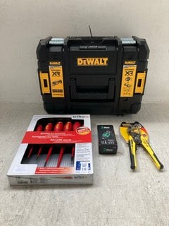 Lot 131  
            Marchington SR12 - Parcel Delivery Only 

                
QTY OF ASSORTED HOME TOOL ITEMS TO INCLUDE STANLEY FATMAX WIRE CUTTER: LOCATION -...