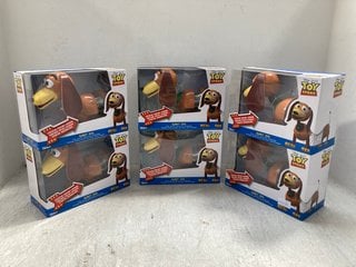 Lot 137  
            Marchington SR12 - Parcel Delivery Only 
                
6 X TOY STORY SLINKY DOGS (18 MONTHS+): LOCATION - J14