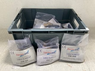 Lot 142  
            Marchington SR12 - Parcel Delivery Only 
                
QTY OF ELECTRA PAC CABLE GLAND KITS - CW 20S: LOCATION - J14