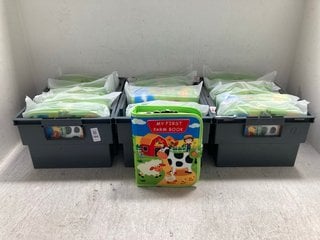 Lot 144  
            Marchington SR12 - Parcel Delivery Only 
                
QTY OF MY FIRST FARM SENSORY BOOKS: LOCATION - J14