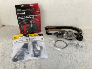 Lot 186  
            Marchington SR12 - Parcel Delivery Only 

                
QTY OF ASSORTED ITEMS TO INCLUDE TREND TOOL TECHNOLOGY 35MM (1 3/8") CONCEALED CA...