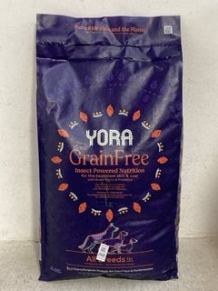 Lot 268  
            Marchington SR12 - Parcel Delivery Only 

                
YORA GRAIN FREE INSECT POWDERED NUTRITION WITH SWEET POTATO AND PREBIOTICS DRY DO...