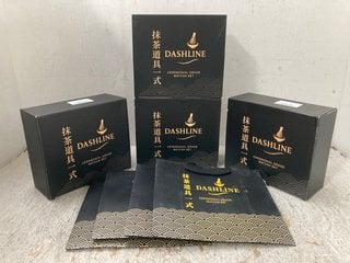 Lot 301  
            Marchington SR12 - Parcel Delivery Only 

                
4 X DASHLINE CEREMONIAL GRADE MATCHA SETS: LOCATION - J22