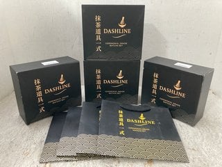 Lot 303  
            Marchington SR12 - Parcel Delivery Only 

                
4 X DASHLINE CEREMONIAL GRADE MATCHA SETS: LOCATION - J22