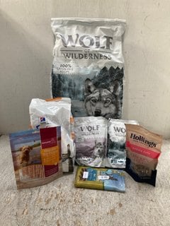 Lot 311  
            Marchington SR12 - Parcel Delivery Only 

                
QTY OF ASSORTED PET FOOD ITEMS TO INCLUDE HOLLINGS DOG TREATS CHICKEN FEET 100G -...