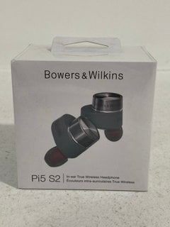 Lot 47  
            Marchington SR12 - Parcel Delivery Only 

                
BOWERS & WILKINS PI5 S2 IN-EAR TRUE WIRELESS HEADPHONE IN STORM GREY - ORIGINAL R...