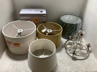 Lot 54  
            Marchington SR12 - Parcel Delivery Only 
                
QTY OF ASSORTED NEXT HOME DECOR ITEMS TO INCLUDE EASY FIT LIGHT SHADE IN FOREST G...