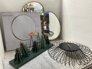 Lot 67  
            Marchington SR12 - Parcel Delivery Only 
                
QTY OF ASSORTED NEXT HOME DECOR ITEMS TO INCLUDE BRUSHED CHROME MIRROR: LOCATION ...