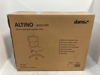 Lot 870  
            Marchington SR12 - Parcel Delivery Only 

                
ALTINO MESH BACK OPERATOR CHAIR IN BLACK: LOCATION - H9