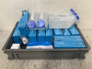 Lot 913  
            Marchington SR12 - Parcel Delivery Only 

                
QTY OF ASSORTED HEALTHCARE ITEMS TO INCLUDE DISPOSABLE VINYL GLOVES: LOCATION - H12