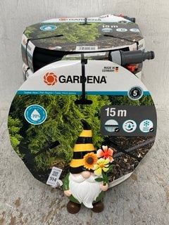 Lot 914  
            Marchington SR12 - Parcel Delivery Only 

                
QTY OF ASSORTED GARDEN ITEMS TO INCLUDE GARDENA 15M GARDEN HOSES: LOCATION - H12
