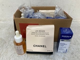 Lot 961  
            Marchington SR12 - Parcel Delivery Only 

                
QTY OF ASSORTED BEAUTY ITEMS TO INCLUDE CHANEL HEALTHY GLOW BRONZING CREAM 30G: L...