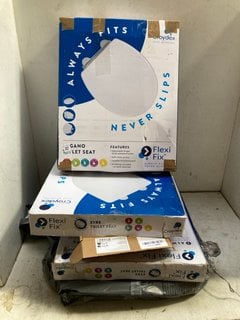 Lot 1073  
            Marchington SR16 - Parcel Delivery Only 

                
5 X ASSORTED ITEMS TO INCLUDE FLEXI FIX EYRE TOILET SEAT IN WHITE: LOCATION - AR5