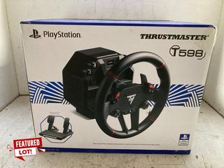 Lot 1118  
            Marchington SR16 - Parcel Delivery Only 

                
THRUSTMASTER T598 RACING WHEEL - ORIGINAL RRP £449: LOCATION - AR9