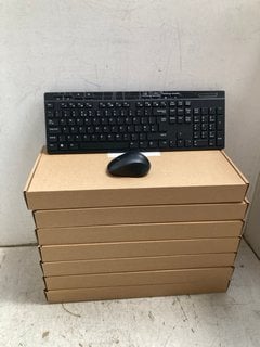Lot 1127  
            Marchington SR16 - Parcel Delivery Only 

                
BOX OF FULL SIZED WIRELESS KEYBOARD & MOUSE COMBO, 2.4 GHZ USB RECEIVER UK LAYOUT...