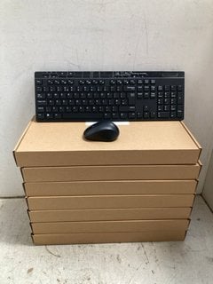 Lot 1129  
            Marchington SR16 - Parcel Delivery Only 

                
BOX OF FULL SIZED WIRELESS KEYBOARD & MOUSE COMBO, 2.4 GHZ USB RECEIVER UK LAYOUT...