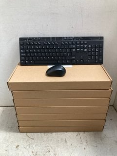 Lot 1131  
            Marchington SR16 - Parcel Delivery Only 

                
BOX OF FULL SIZED WIRELESS KEYBOARD & MOUSE COMBO, 2.4 GHZ USB RECEIVER UK LAYOUT...