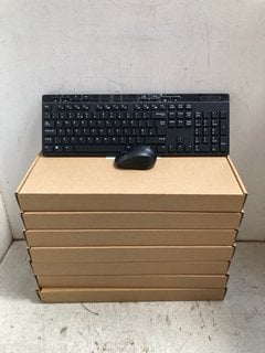 Lot 1138  
            Marchington SR16 - Parcel Delivery Only 

                
BOX OF FULL SIZED WIRELESS KEYBOARD & MOUSE COMBO, 2.4 GHZ USB RECEIVER UK LAYOUT...
