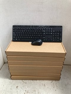 Lot 1143  
            Marchington SR16 - Parcel Delivery Only 

                
BOX OF FULL SIZED WIRELESS KEYBOARD & MOUSE COMBO, 2.4 GHZ USB RECEIVER UK LAYOUT...
