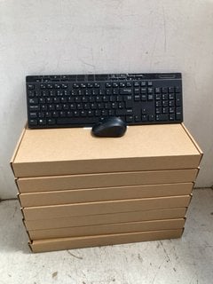 Lot 1146  
            Marchington SR16 - Parcel Delivery Only 

                
BOX OF FULL SIZED WIRELESS KEYBOARD & MOUSE COMBO, 2.4 GHZ USB RECEIVER UK LAYOUT...