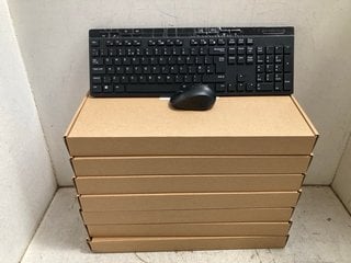 Lot 1149  
            Marchington SR16 - Parcel Delivery Only 

                
BOX OF FULL SIZED WIRELESS KEYBOARD & MOUSE COMBO, 2.4 GHZ USB RECEIVER UK LAYOUT...