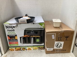 Lot 1168  
            Marchington SR16 - Parcel Delivery Only 

                
4 X ASSORTED HOUSEHOLD ITEMS TO INCLUDE ELECTRIC FRYER - 81: LOCATION - AR14