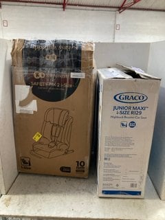 Lot 1174  
            Marchington SR16 - Parcel Delivery Only 

                
KINDERKRAFT SAFETY FIX 2 I-SIZE CAR SEAT IN GREY TO INCLUDE GRACO JUNIOR MAXI I-S...