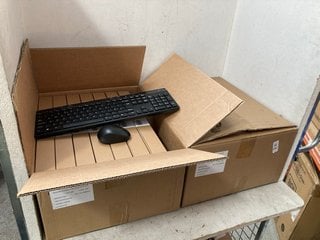 Lot 1182  
            Marchington SR16 - Parcel Delivery Only 

                
BOXES OF FULL SIZED WIRELESS KEYBOARD & MOUSE COMBO, 2.4 GHZ USB RECEIVER UK LAYO...