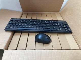 Lot 1185  
            Marchington SR16 - Parcel Delivery Only 

                
BOX OF FULL SIZED WIRELESS KEYBOARD & MOUSE COMBO, 2.4 GHZ USB RECEIVER UK LAYOUT...