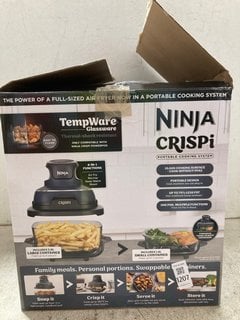 Lot 1207  
            Marchington SR16 - Parcel Delivery Only 

                
NINJA CRISPI 4 IN 1 PORTABLE GLASS AIR FRYER - ORIGINAL RRP £149.99: LOCATION - AR17