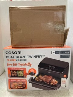 Lot 1211  
            Marchington SR16 - Parcel Delivery Only 

                
COSORI DUAL BLAZE TWINFRY 10L AIR FRYER TO INCLUDE NINJA 2 IN 1 BLENDER WITH AUTO...
