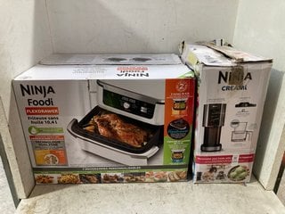 Lot 1217  
            Marchington SR16 - Parcel Delivery Only 

                
NINJA CREAMI - ICE CREAM & DESSERT MAKER 1.4L TO INCLUDE NINJA FOODI FLEXDRAWER 1...