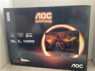 Lot 1241  
            Marchington SR16 - Parcel Delivery Only 

                
AOC 27 CQ27G2SE GAMING MONITOR - ORIGINAL RRP £170: LOCATION - AR9
