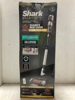 Lot 1249  
            Marchington SR16 - Parcel Delivery Only 

                
SHARK STRATOS CORDED STICK PET PRO MODEL VACUUM CLEANER - ORIGINAL RRP £249.99: L...