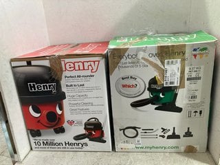 Lot 1310  
            Marchington SR16 - Parcel Delivery Only 

                
NUMATIC GEORGE VACUUM CLEANER IN GREEN TO INCLUDE NUMATIC HENRY VACUUM CLEANER IN...