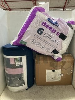 Lot 1348  
            Marchington SR16 - Parcel Delivery Only 

                
3 X ASSORTED BEDDING ITEMS TO INCLUDE SILENTNIGHT HOTEL COLLECTION DUVET - DOUBLE...
