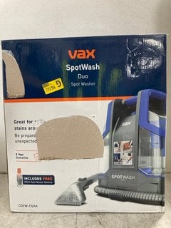 Lot 1364  
            Marchington SR16 - Parcel Delivery Only 

                
VAX SPOTWASH DUO SPOT WASHER - ORIGINAL RRP £139.99: LOCATION - BR11