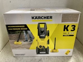 Lot 1369  
            Marchington SR16 - Parcel Delivery Only 

                
KARCHER K3 HIGH PRESSURE WASHER - ORIGINAL RRP £159.99: LOCATION - BR11